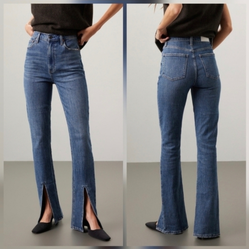 PISTOLA Colleen Split Hem Jeans Size 27